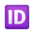 ID 버튼 이모티콘 icon