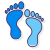 Footsteps icon