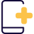 Hospital online medical help doctor available on the smartphone icon