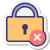 Delete Lock icon