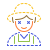 Uomo coltivatore icon