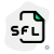 SFL file extension is mostly used by Sound Forge digital audio editing software icon