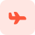 Aircraft standalone insurance coverage plan layout logotype icon