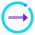 Rechts eingekreist icon