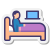 ベッドでの作業 icon