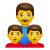Familie – Mann-Junge-Junge icon
