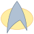 Símbolo de Star Trek Nova Geração icon