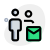 Mail send to multiple users from single server icon