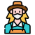 Gardener in Mask icon