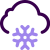 Cloud Snowflake icon