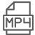 Mp4 icon