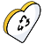 Heart Recycling icon