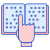 Blindenschrift icon