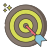 外部 dart-赌场-flaticons-lineal-color-flat-icons icon