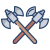 Double Edged Axe Crossed icon