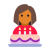Birthday Girl With Cake Skin Type 4 icon