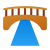 Fußgänger-Brücke icon