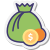 Money Bag With Coins icon