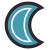 Símbolo de la luna icon