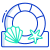 Swimming Ring And Shells icon