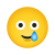 Smiling Face With Tear icon