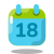 Calendário 18 icon