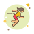 여자 달리기 icon