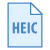 type de fichier heic icon