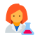 Wissenschaftlerin-Frau icon