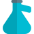 Narrow body flask with outer tube connected icon