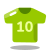 Camisa del jugador Filled icon