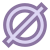 Symbole nul icon