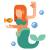 Mermaid icon