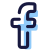 F de Facebook icon