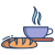 Tea And French Bread icon