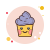 Petit gâteau kawaii icon