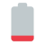 거의 방전된 배터리 icon