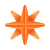 emoji de estrela de oito pontas icon