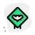 logotipo-esterno-di-intrusione-di-animali-su-scatola-quadrata-verde-traffico-tal-revivo icon