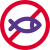 No fishing instruction nearby Lake Sign post icon