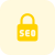 Secured format to lock function of search engine optimization icon