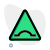 Triangular shape signboard with an alertness displayed icon