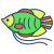 внешний-Гном-Гурами-Рыбы-рыбы-icongeek26-линейный-цвет-icongeek26 icon