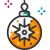 christmas balls icon