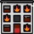 brûlure-externe-pompier-justicon-linéaire-couleur-justicon icon