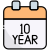 10 Year icon