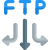 FTP file transfer from multiple connections layout icon