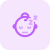 Sleeping baby with z alphabets emoticon for messeger icon