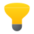 Lampadina riflettore icon