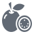 círculo-de-design-sólido-de-maracujá-e-vegetais-externo icon